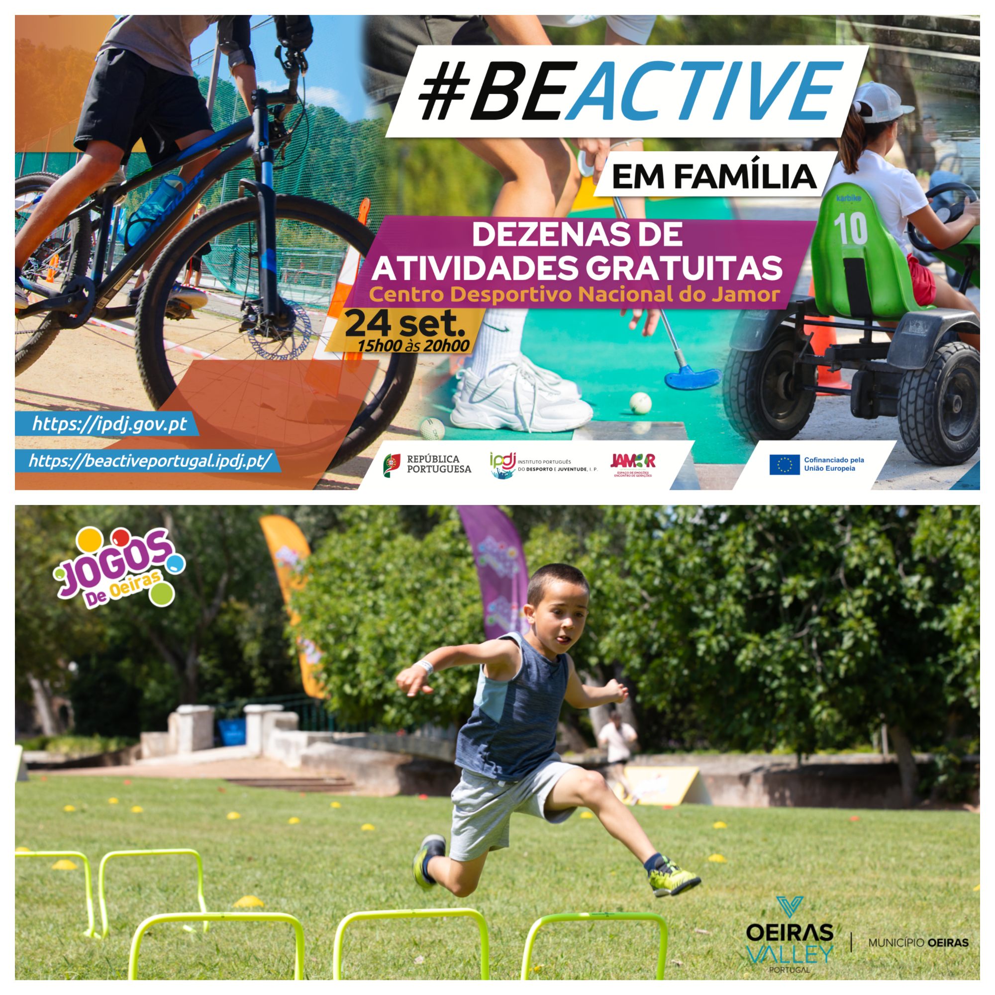 Jogos de Oeiras no ‘BEACTIVE em Família’