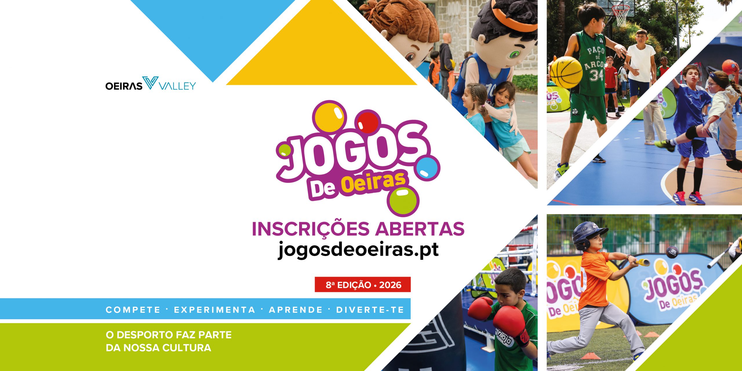 Inscrições abertas para a 8.º Edição dos Jogos de Oeiras!