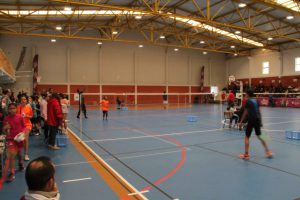 jogos de oeiras crianças a jogar badminton