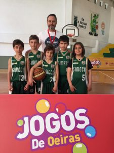 jogos de oeiras crianças a jogar basquetebol