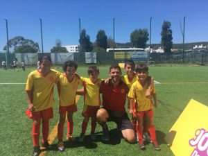 Jogos de Oeiras crianças a jogar futebol