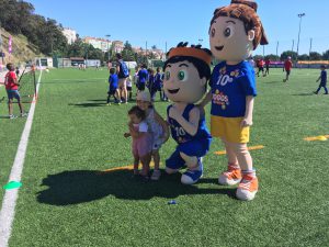 Jogos de Oeiras crianças a jogar futebol