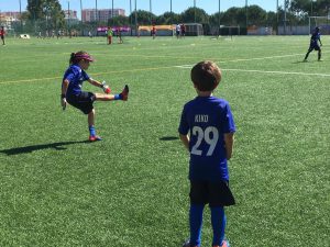 Jogos de Oeiras crianças a jogar futebol