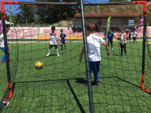 Jogos de Oeiras crianças a jogar futebol