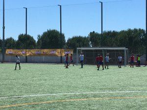 Jogos de Oeiras crianças a jogar futebol