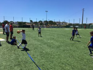 Jogos de Oeiras crianças a jogar futebol